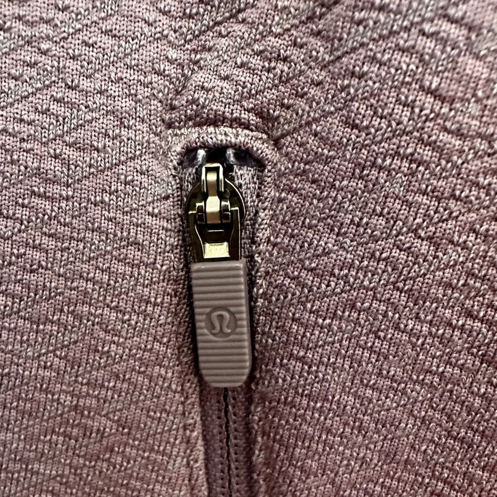 Lululemon End State Full Zip Jacket Dusky Lavendar Sz 10 - Picture 9 of 12